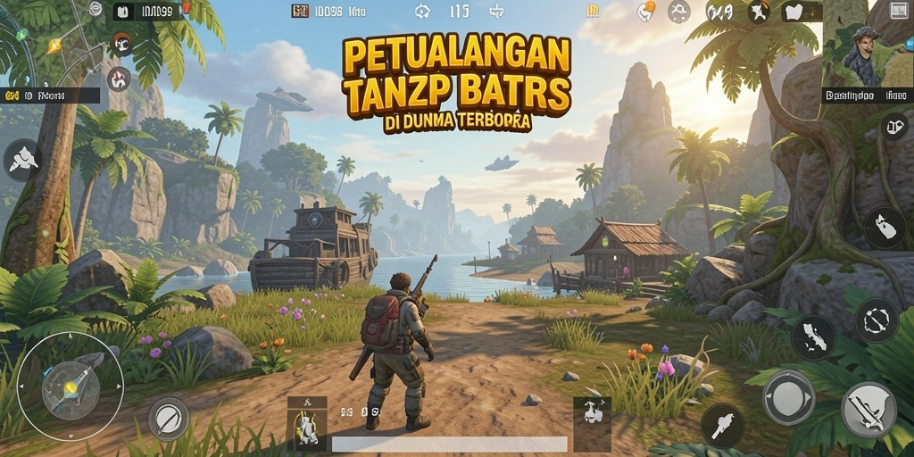 Screenshot menampilkan petualangan seru dalam dunia terbuka ID098.