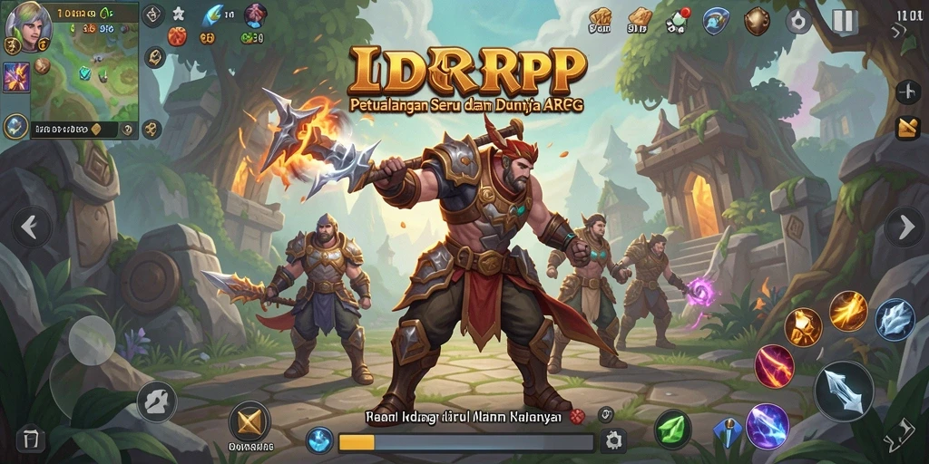 Screenshot gameplay <strong>IDRRP</strong> yang menampilkan aksi pertarungan yang seru.