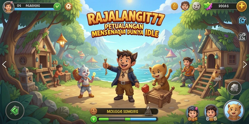 Tampilan screenshot RAJALANGIT77 menampilkan momen seru dalam gameplay Idle.